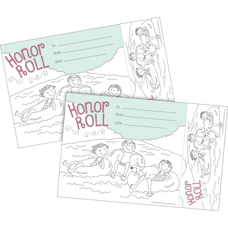 Barker Creek Color Me! Honor Roll Awards & Bookmarks Set, 60/Set 4148